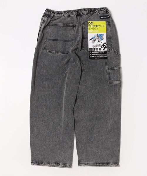 DC SHOES（ディーシーシューズ）の「DC SHOES メンズ 26 SUPERWIDEBAGGY 3D PANT バギーパンツ 【2026年春夏モデル】/ストレッチワイドパンツ（その他パンツ・メンズ・ブラック系その他6/ライトインディゴブルー・X-LARGE/LARGE/MEDIUM/SMALL）」の3枚目の写真