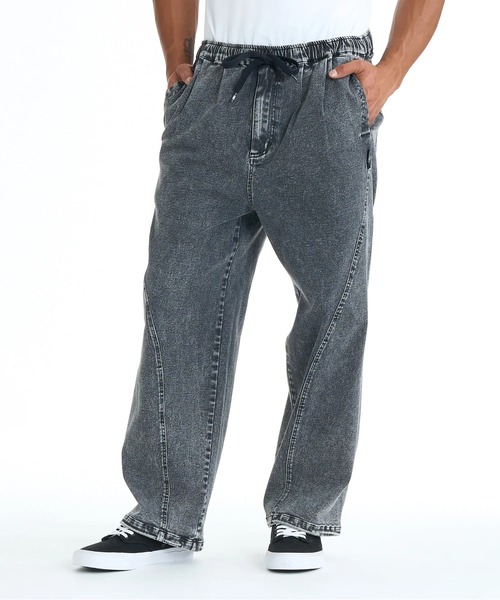 DC SHOES（ディーシーシューズ）の「DC SHOES メンズ 26 SUPERWIDEBAGGY 3D PANT バギーパンツ 【2026年春夏モデル】/ストレッチワイドパンツ（その他パンツ・メンズ・ブラック系その他6/ライトインディゴブルー・X-LARGE/LARGE/MEDIUM/SMALL）」の5枚目の写真