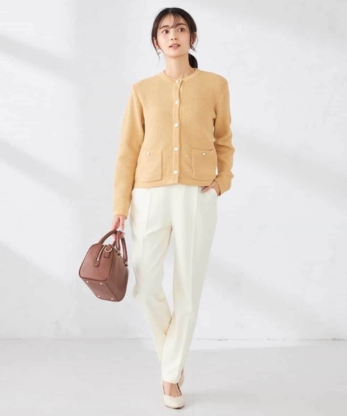 メタルボタンカノコニットジャケット（カーディガン/ボレロ）｜a.v.v