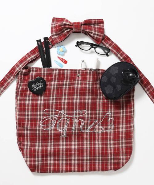 SEQUENZ（シークエンズ）の「※WEB限定 / 2WAY仕様 / 推し活トートバッグ / sqnz favorite kira-kira tote bag（トートバッグ・レディース・ブラック/ネイビー/イエロー/グリーン/レッド/ピンク・FREE）」の6枚目の写真