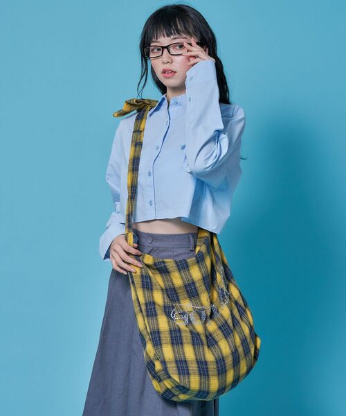 SEQUENZ（シークエンズ）の「※WEB限定 / 2WAY仕様 / 推し活トートバッグ / sqnz favorite kira-kira tote bag（トートバッグ・レディース・ブラック/ネイビー/イエロー/グリーン/レッド/ピンク・FREE）」の20枚目の写真
