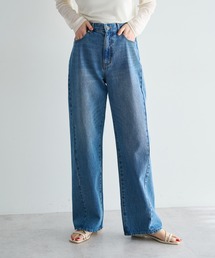 YECCA VECCA | ORGABITS切替ストレートデニム(デニムパンツ)