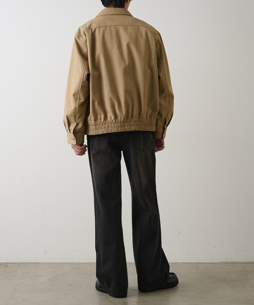 COLONY 2139（コロニートゥーワンスリーナイン）の「コットンツイルワークジャケット（ブルゾン・メンズ・ベージュ/ブラック・MEDIUM/LARGE）」の9枚目の写真