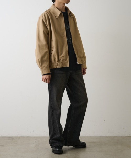 COLONY 2139（コロニートゥーワンスリーナイン）の「コットンツイルワークジャケット（ブルゾン・メンズ・ベージュ/ブラック・MEDIUM/LARGE）」の10枚目の写真