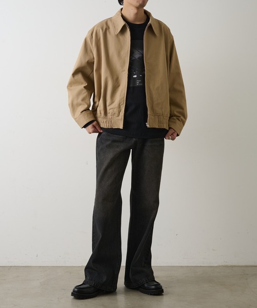 COLONY 2139（コロニートゥーワンスリーナイン）の「コットンツイルワークジャケット（ブルゾン・メンズ・ベージュ/ブラック・MEDIUM/LARGE）」の7枚目の写真