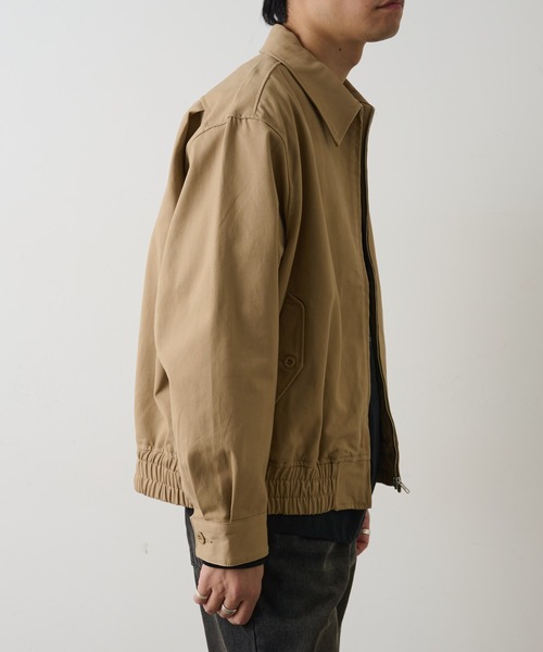 COLONY 2139（コロニートゥーワンスリーナイン）の「コットンツイルワークジャケット（ブルゾン・メンズ・ベージュ/ブラック・MEDIUM/LARGE）」の6枚目の写真