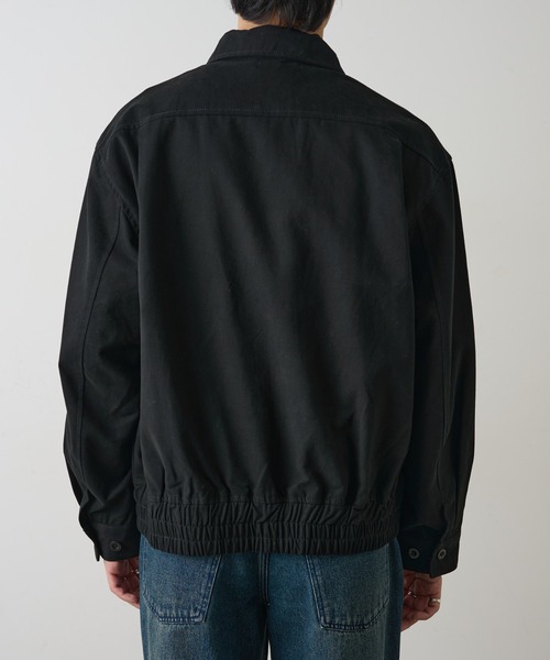 COLONY 2139（コロニートゥーワンスリーナイン）の「コットンツイルワークジャケット（ブルゾン・メンズ・ベージュ/ブラック・MEDIUM/LARGE）」の13枚目の写真