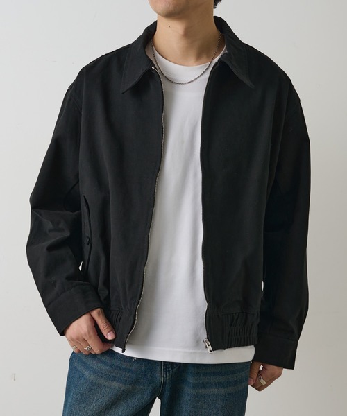COLONY 2139（コロニートゥーワンスリーナイン）の「コットンツイルワークジャケット（ブルゾン・メンズ・ベージュ/ブラック・MEDIUM/LARGE）」の3枚目の写真