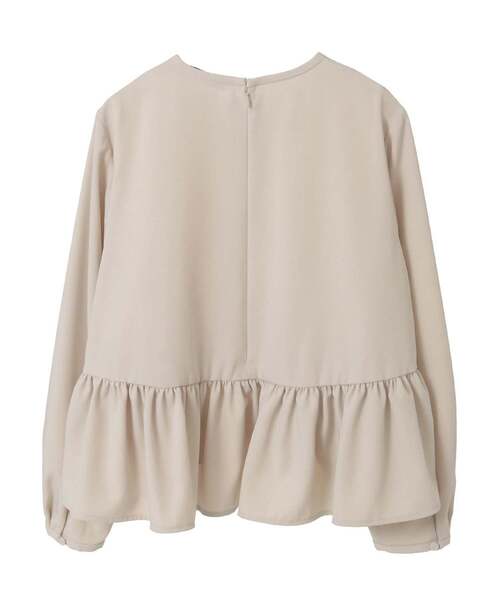 Tiara（ティアラ）の「ペプラムブラウス（シャツ/ブラウス・レディース・ネイビー/ベージュ・FREE）」の20枚目の写真