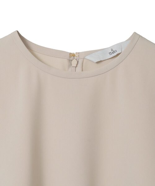 Tiara（ティアラ）の「ペプラムブラウス（シャツ/ブラウス・レディース・ネイビー/ベージュ・FREE）」の21枚目の写真