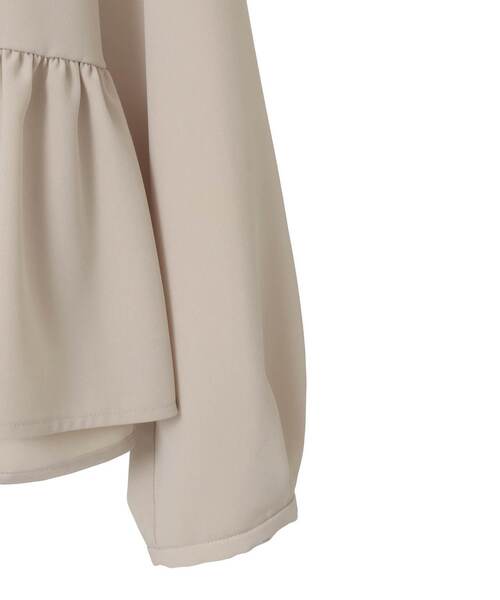 Tiara（ティアラ）の「ペプラムブラウス（シャツ/ブラウス・レディース・ネイビー/ベージュ・FREE）」の22枚目の写真