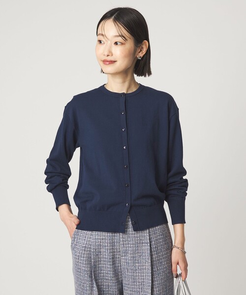 1_OF MINE＞クルーネック ニット カーディガン（カーディガン/ボレロ