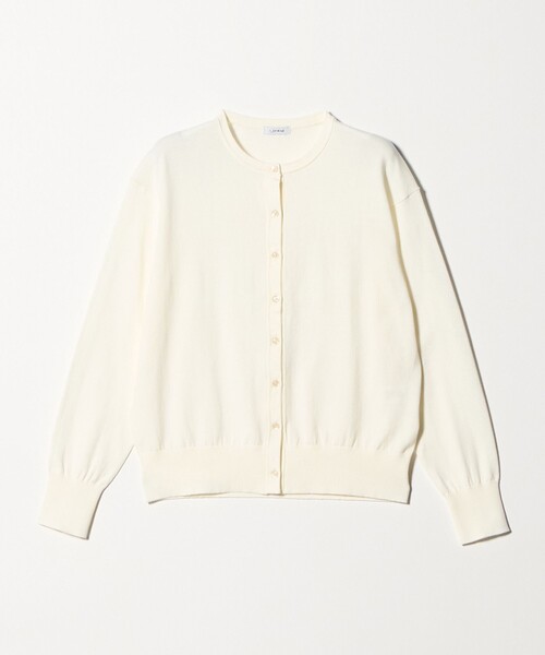 green label relaxing（グリーンレーベルリラクシング）の「＜1_OF MINE＞クルーネック ニット カーディガン（カーディガン/ボレロ・レディース・ネイビー/その他1/ライトピンク/ホワイト・FREE）」の8枚目の写真