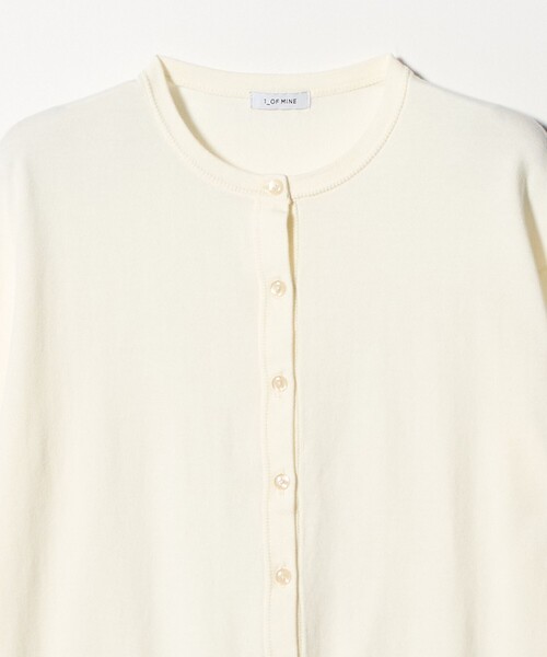 green label relaxing（グリーンレーベルリラクシング）の「＜1_OF MINE＞クルーネック ニット カーディガン（カーディガン/ボレロ・レディース・ネイビー/その他1/ライトピンク/ホワイト・FREE）」の10枚目の写真