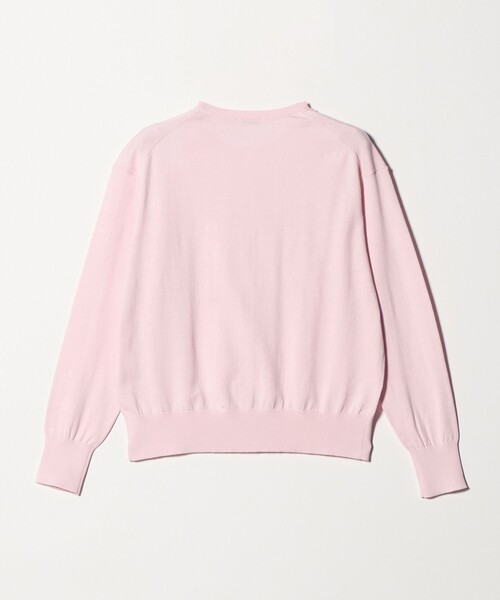 green label relaxing（グリーンレーベルリラクシング）の「＜1_OF MINE＞クルーネック ニット カーディガン（カーディガン/ボレロ・レディース・ネイビー/その他1/ライトピンク/ホワイト・FREE）」の13枚目の写真