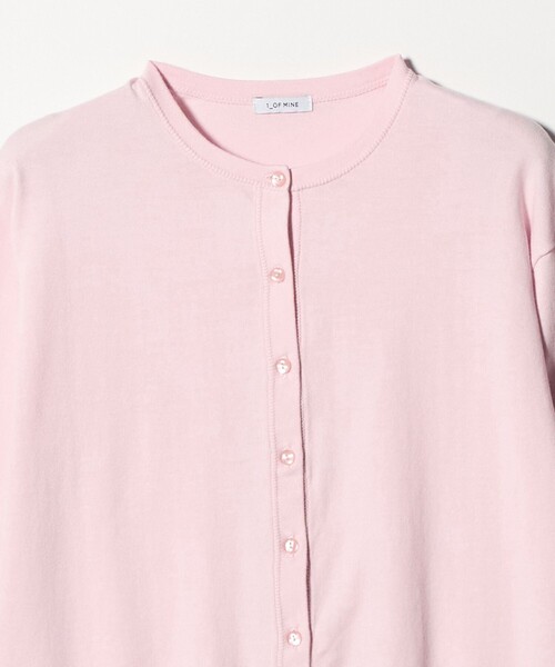 green label relaxing（グリーンレーベルリラクシング）の「＜1_OF MINE＞クルーネック ニット カーディガン（カーディガン/ボレロ・レディース・ネイビー/その他1/ライトピンク/ホワイト・FREE）」の14枚目の写真