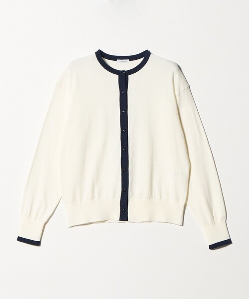 green label relaxing（グリーンレーベルリラクシング）の「＜1_OF MINE＞クルーネック ニット カーディガン（カーディガン/ボレロ・レディース・ネイビー/その他1/ライトピンク/ホワイト・FREE）」の16枚目の写真