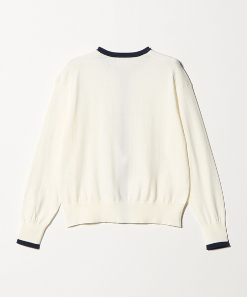 green label relaxing（グリーンレーベルリラクシング）の「＜1_OF MINE＞クルーネック ニット カーディガン（カーディガン/ボレロ・レディース・ネイビー/その他1/ライトピンク/ホワイト・FREE）」の17枚目の写真