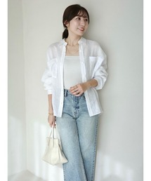 anuans | シンプルリネンシャツ(シャツ/ブラウス)