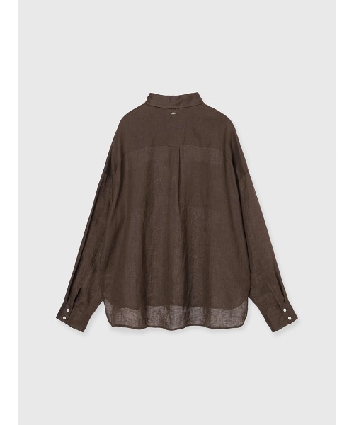 anuans（アニュアンス）の「シンプルリネンシャツ（シャツ/ブラウス・レディース・ピンク/ブルー/ブラウン/ホワイト・FREE）」の11枚目の写真