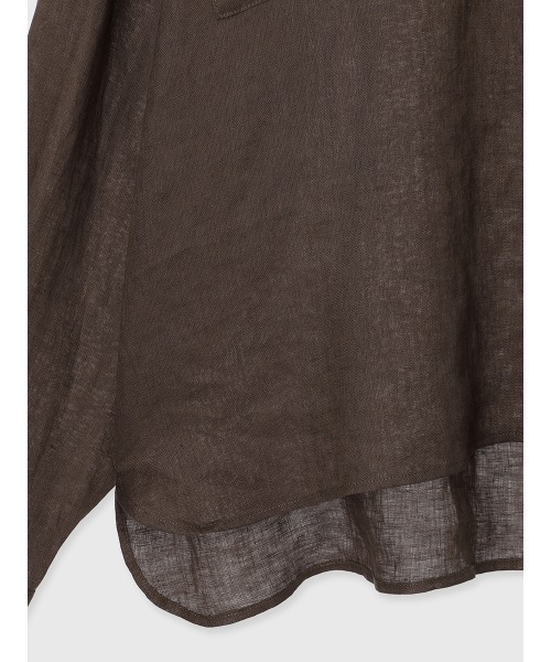anuans（アニュアンス）の「シンプルリネンシャツ（シャツ/ブラウス・レディース・ピンク/ブルー/ブラウン/ホワイト・FREE）」の14枚目の写真