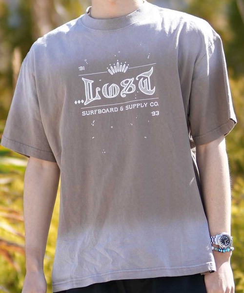 lost(ロスト)の「lost/ロスト KING SKULLY TEE Tシャツ LM6S-2102(Tシャツ/カットソー・メンズ・シアン/レッド/ブラウン・M/XL/L)」の1枚目の写真