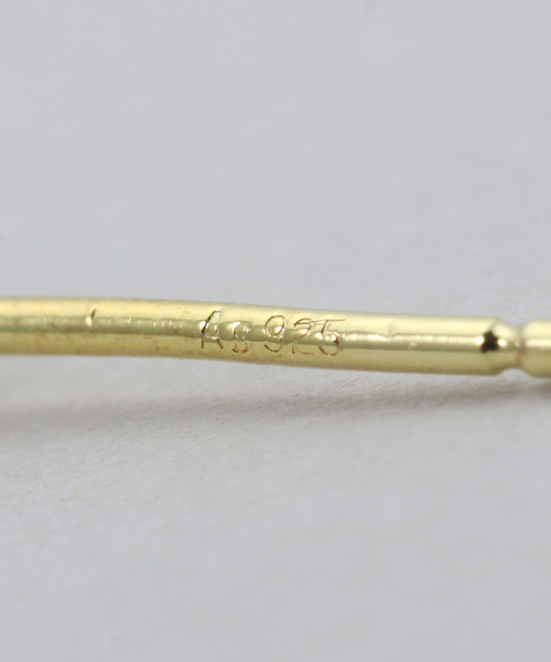 JOURNAL STANDARD（ジャーナルスタンダード）の「【VALENTINE /ヴァレンタイン】Studs Stone Pierce（ピアス（片耳用）・レディース・ゴールド・FREE）」の4枚目の写真