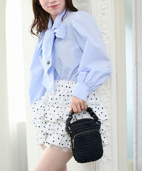 MAJESTIC LEGON（マジェスティックレゴン）の「レースフリルマルチショルダー（ショルダーバッグ・レディース・オフホワイト/ブラック・FREE）」の15枚目の写真