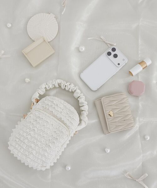 MAJESTIC LEGON（マジェスティックレゴン）の「レースフリルマルチショルダー（ショルダーバッグ・レディース・オフホワイト/ブラック・FREE）」の18枚目の写真