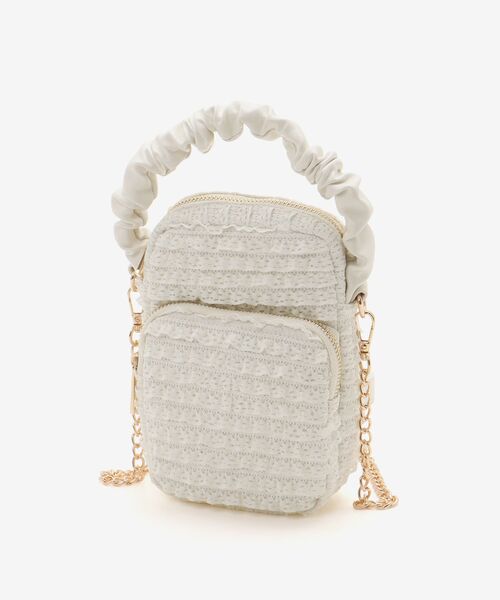 MAJESTIC LEGON（マジェスティックレゴン）の「レースフリルマルチショルダー（ショルダーバッグ・レディース・オフホワイト/ブラック・FREE）」の21枚目の写真