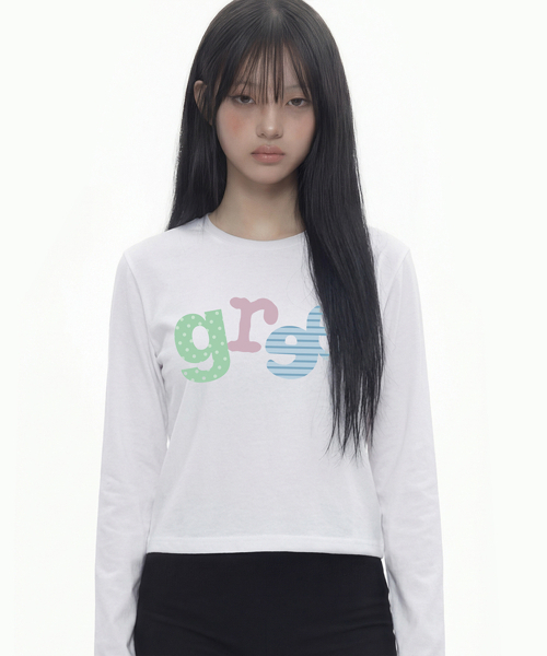 GRAVER（グレーバー）の「[ユニセックス]GRAE-S スプリング ロングスリーブ Tシャツ_ホワイト（Tシャツ/カットソー・レディース・ホワイト・SMALL/LARGE/MEDIUM）」の2枚目の写真