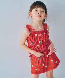 p.premier | 【リンク】シャーリングトップスとスカートボトムのセパレート水着(水着)