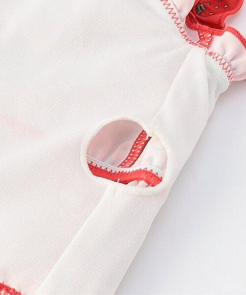 p.premier(ピードットプルミエ)の「【リンク】シャーリングトップスとスカートボトムのセパレート水着(水着・キッズ・イエロー/ローズ/グリーン/アイボリー・100/110/120/130/140/80/90)」の16枚目の写真