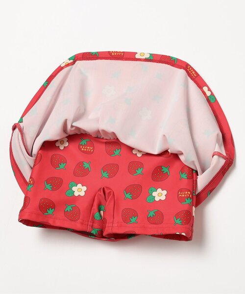 p.premier(ピードットプルミエ)の「【リンク】シャーリングトップスとスカートボトムのセパレート水着(水着・キッズ・イエロー/ローズ/グリーン/アイボリー・100/110/120/130/140/80/90)」の19枚目の写真