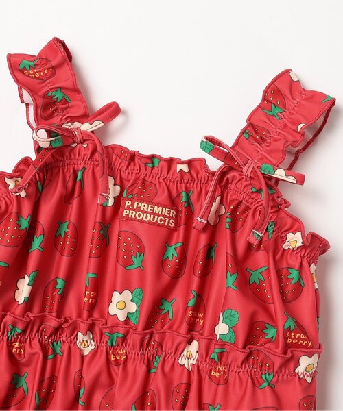 p.premier(ピードットプルミエ)の「【リンク】シャーリングトップスとスカートボトムのセパレート水着(水着・キッズ・イエロー/ローズ/グリーン/アイボリー・100/110/120/130/140/80/90)」の14枚目の写真