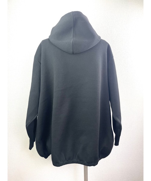 WORLD WIDE LOVE!（ワールドワイドラブ）の「WWL!オーバーサイズパーカー（パーカー・レディース・キャメル/ライトベージュ/ブラック・1）」の7枚目の写真