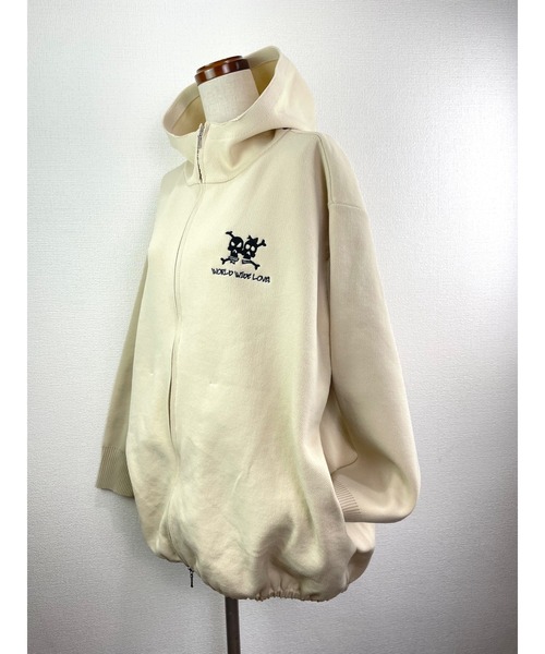 WORLD WIDE LOVE!（ワールドワイドラブ）の「WWL!オーバーサイズパーカー（パーカー・レディース・キャメル/ライトベージュ/ブラック・1）」の16枚目の写真