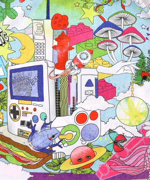 ScoLar（スカラー）の「161627：レトロスカーフ柄ワッシャー加工スカート（スカート・レディース・パープル/ブラック・M）」の13枚目の写真