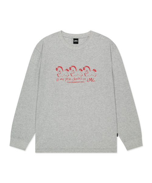 LMCの「NEW YEAR HORSE LONG SLV TEE heather gray(Tシャツ/カットソー・レディース・その他・SMALL/MEDIUM/LARGE/X-LARGE)」の1枚目の写真