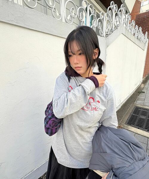 LMCの「NEW YEAR HORSE LONG SLV TEE heather gray(Tシャツ/カットソー・レディース・その他・SMALL/MEDIUM/LARGE/X-LARGE)」の6枚目の写真