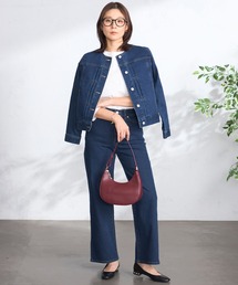 GALLORIA | ノーカラーGジャン(デニムジャケット)