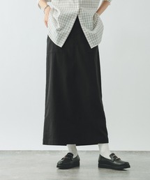 GLOBAL WORK | イージーケアリネンIラインスカート/636496(スカート)