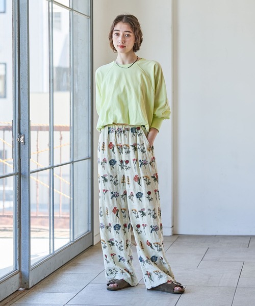 GEORGE'S(ジョージズ)の「モチーフ刺繍パンツ(その他パンツ・レディース・オフホワイト/ブラック/ブルー・SMALL/MEDIUM)」の10枚目の写真