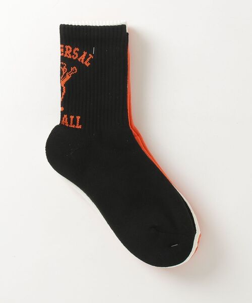 UNIVERSAL OVERALL（ユニバーサルオーバーオール）の「"07"≪UNIVERSAL OVERALL≫3足セット カレッジ & WINDY バックロゴ クルーソックス（ソックス/靴下・メンズ・その他1/ホワイト系・23cm～25cm/25cm～27cm）」の13枚目の写真