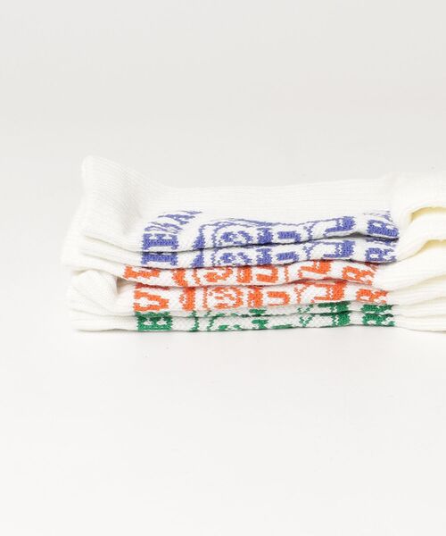 UNIVERSAL OVERALL（ユニバーサルオーバーオール）の「"07"≪UNIVERSAL OVERALL≫3足セット カレッジ & WINDY バックロゴ クルーソックス（ソックス/靴下・メンズ・その他1/ホワイト系・23cm～25cm/25cm～27cm）」の15枚目の写真