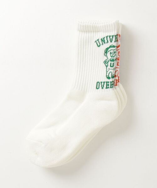 UNIVERSAL OVERALL（ユニバーサルオーバーオール）の「"07"≪UNIVERSAL OVERALL≫3足セット カレッジ & WINDY バックロゴ クルーソックス（ソックス/靴下・メンズ・その他1/ホワイト系・23cm～25cm/25cm～27cm）」の20枚目の写真