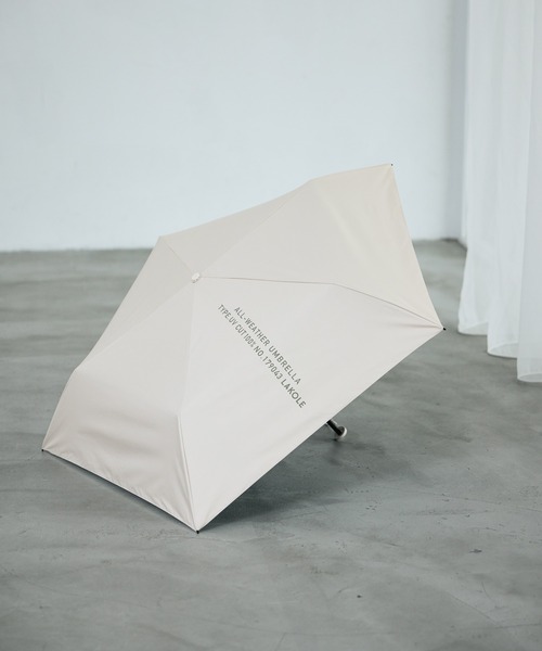 LAKOLE（ラコレ）の「晴雨&遮熱軽量折り畳み傘 / 633427（折りたたみ傘・レディース・ライトグレー/ライトグリーン/アイボリー/ブラック・FREE）」の3枚目の写真