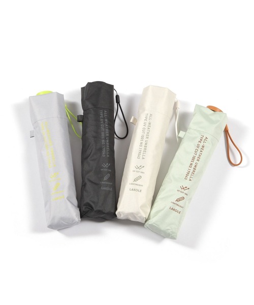 LAKOLE（ラコレ）の「晴雨&遮熱軽量折り畳み傘 / 633427（折りたたみ傘・レディース・ライトグレー/ライトグリーン/アイボリー/ブラック・FREE）」の5枚目の写真