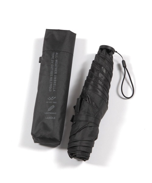 LAKOLE（ラコレ）の「晴雨&遮熱軽量折り畳み傘 / 633427（折りたたみ傘・レディース・ライトグレー/ライトグリーン/アイボリー/ブラック・FREE）」の6枚目の写真