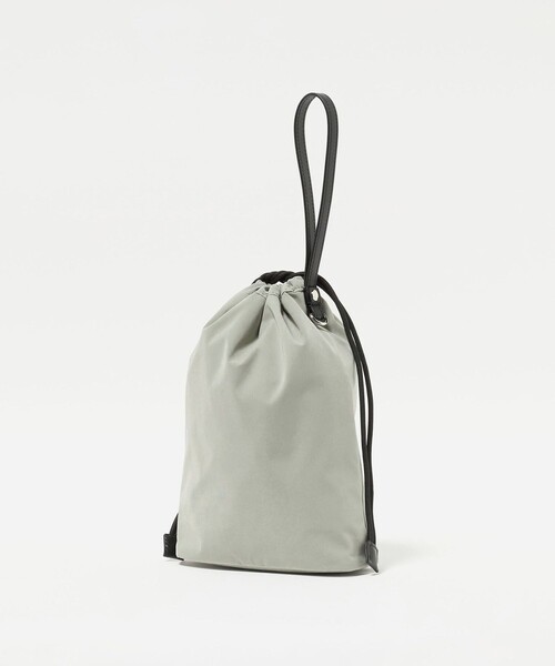 BEAUTY&YOUTH UNITED ARROWS(ビューティーアンドユースユナイテッドアローズ)の「ソフト ファブリック パース(ハンドバッグ・メンズ・ライム/ブラック・FREE)」の7枚目の写真